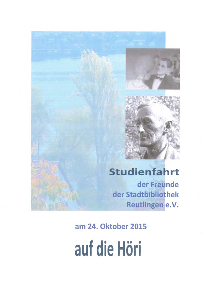 Studienfahrt auf die Höri am 24. Oktober 2015