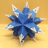 Modulares Origami: 3D-Weihnachtssterne falten (Teil 2)