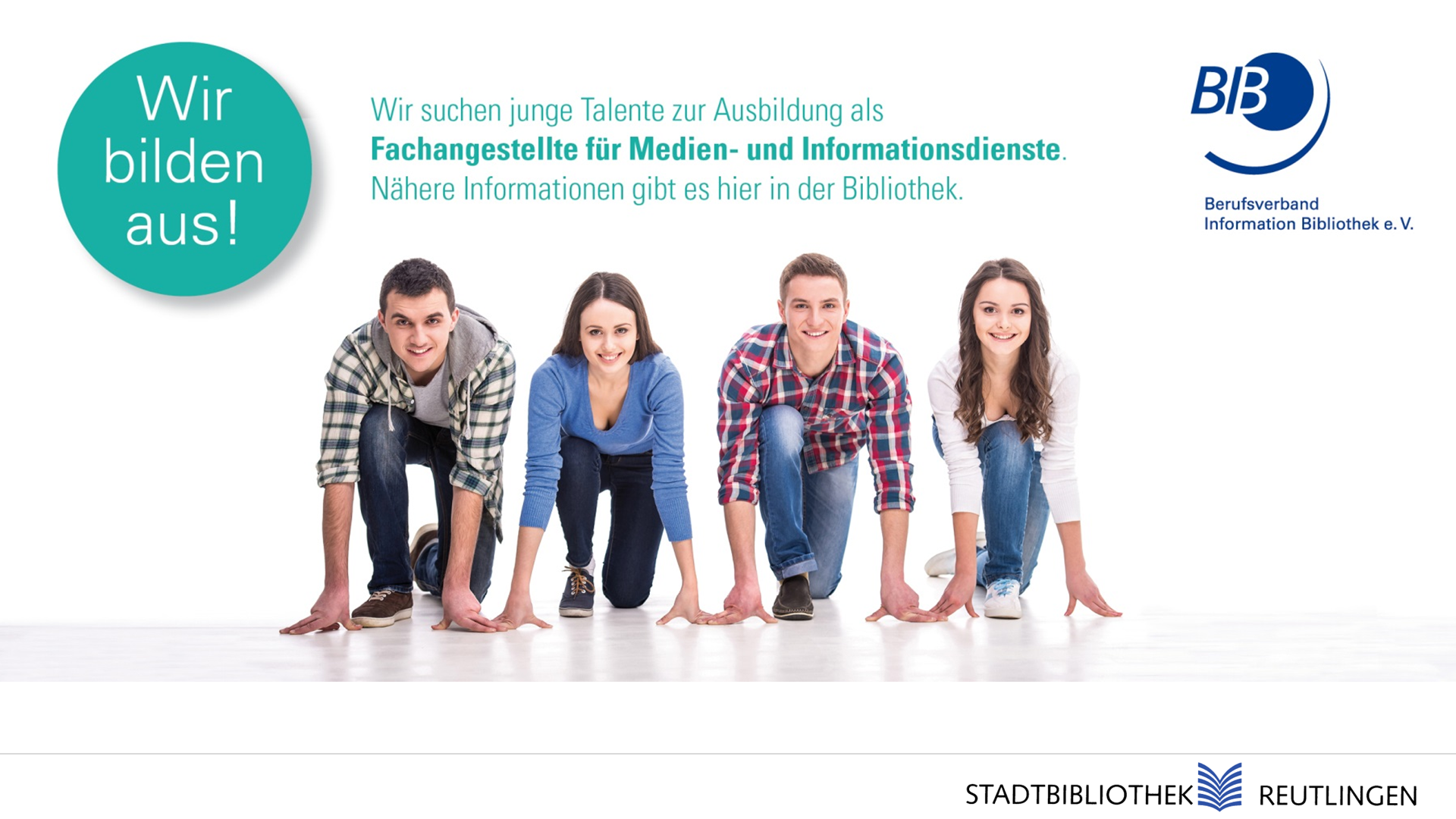 Folie Werbung Ausbildung