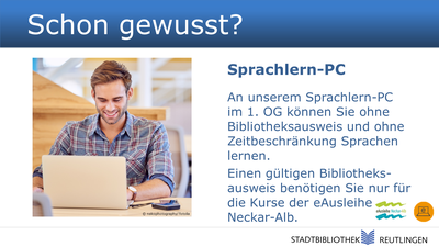 Folie Sprachlern-PC