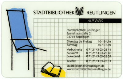 Sie haben noch keinen Bibliotheksausweis? Oder möchten die Jahresgebühr verlängern? 