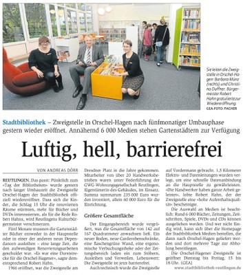 Luftig, hell, barrierefrei