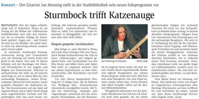 Sturmbock trifft Katzenauge