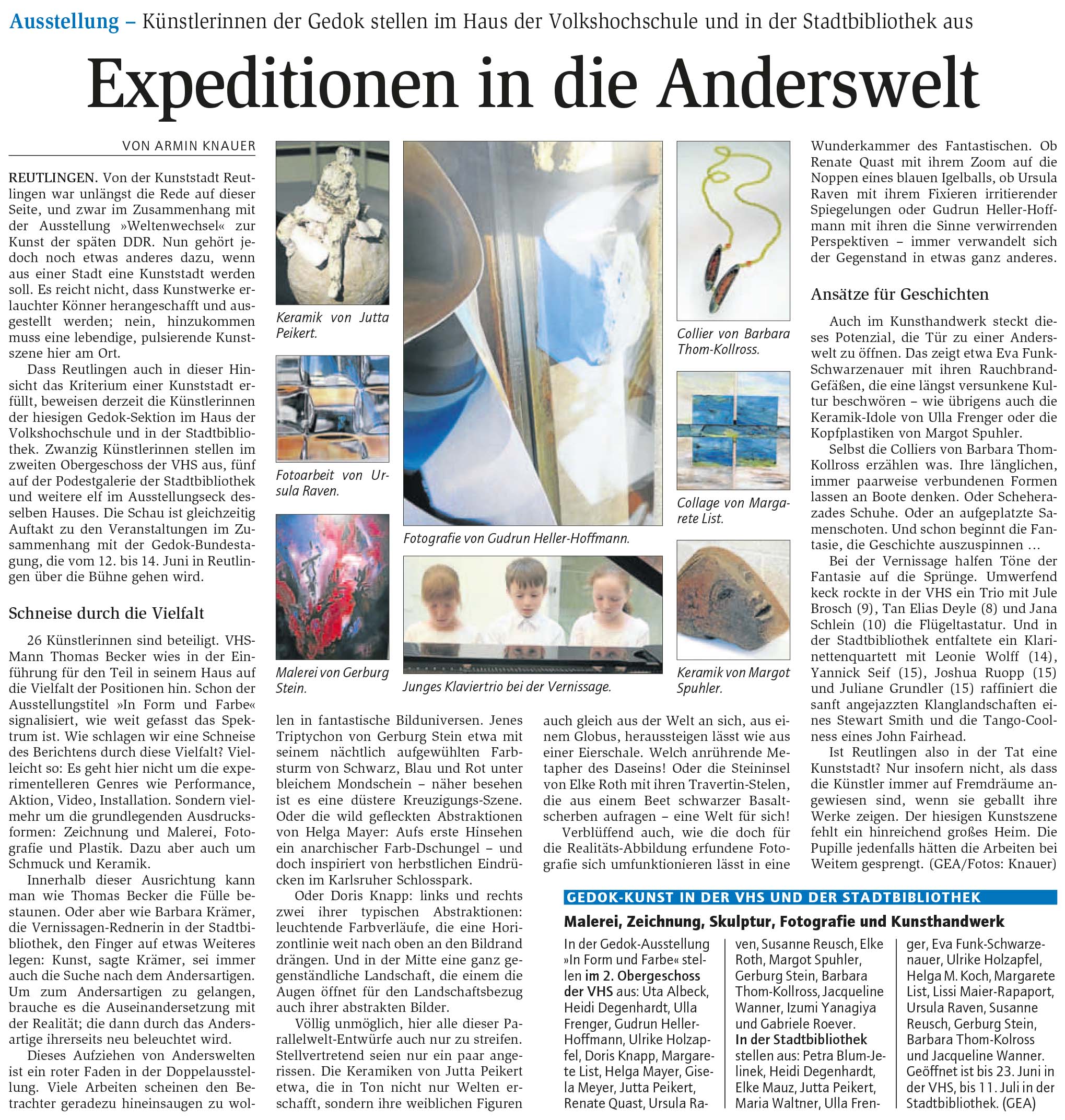 Expeditionen in die Anderswelt