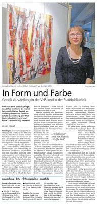 In Form und Farbe