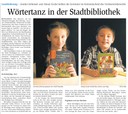 Wörtertanz in der Stadtbibliothek