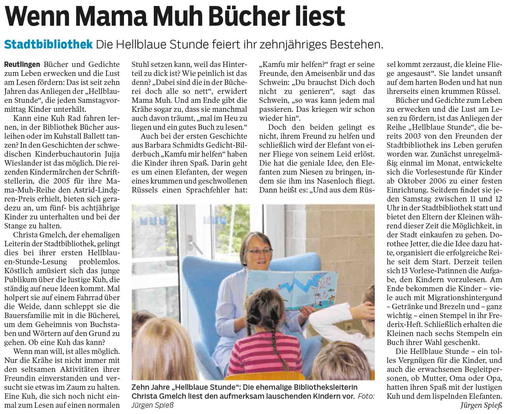 Wenn Mama Muh Bücher liest