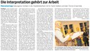 Die Interpretation gehört zur Arbeit