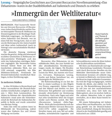 "Immergrün der Weltliteratur"