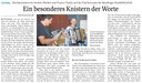 Ein besonderes Knistern der Worte