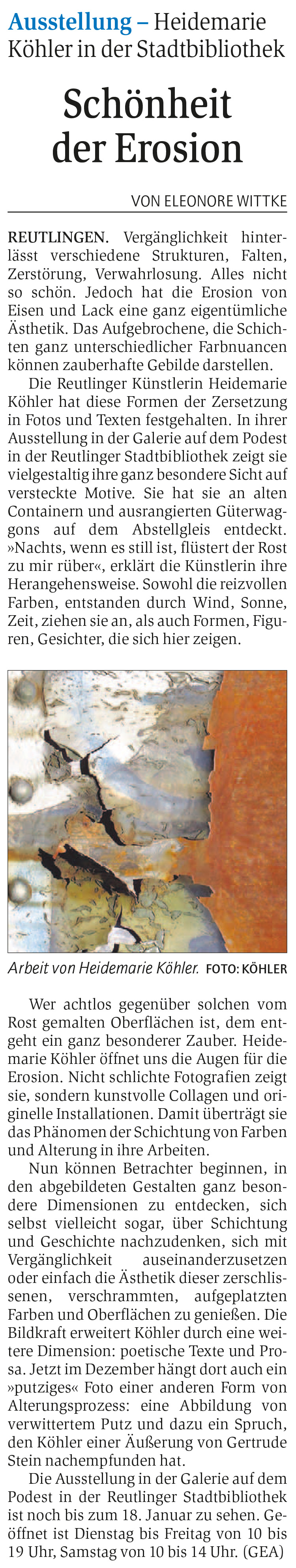 Schönheit der Erosion